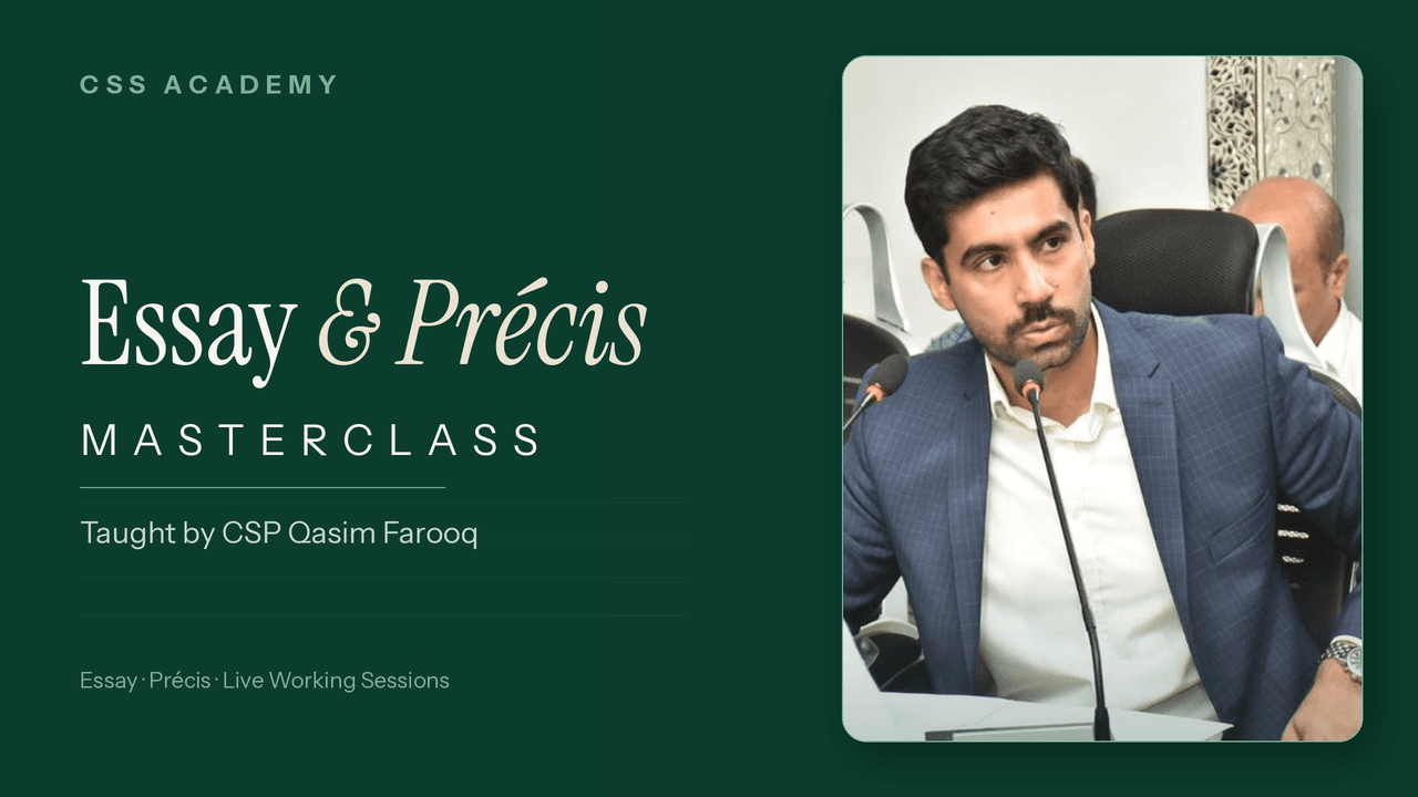 CSS Essay & Précis Masterclass course cover
