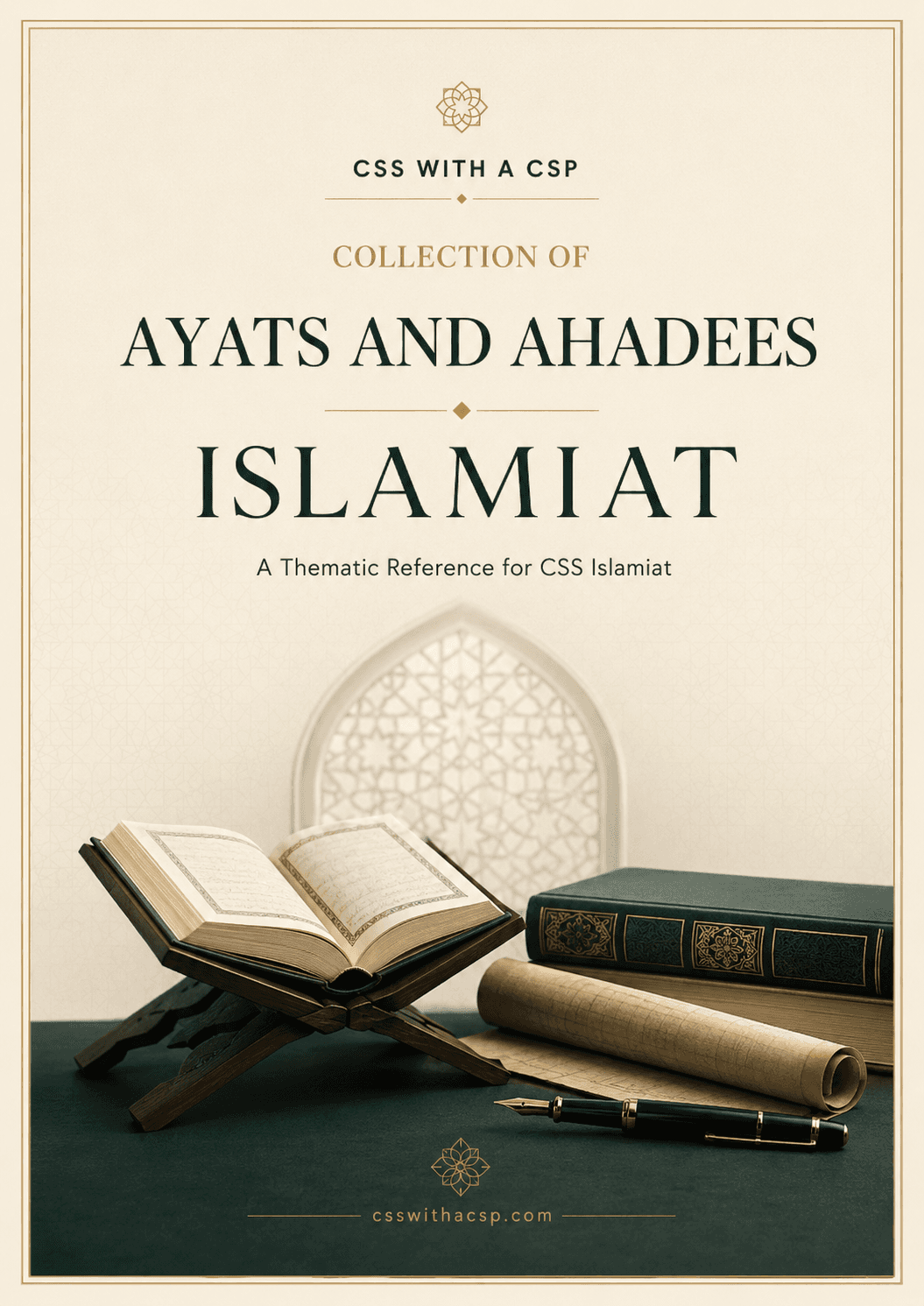 Collection of Ayats and Ahadees - Islamic References Pack — cover