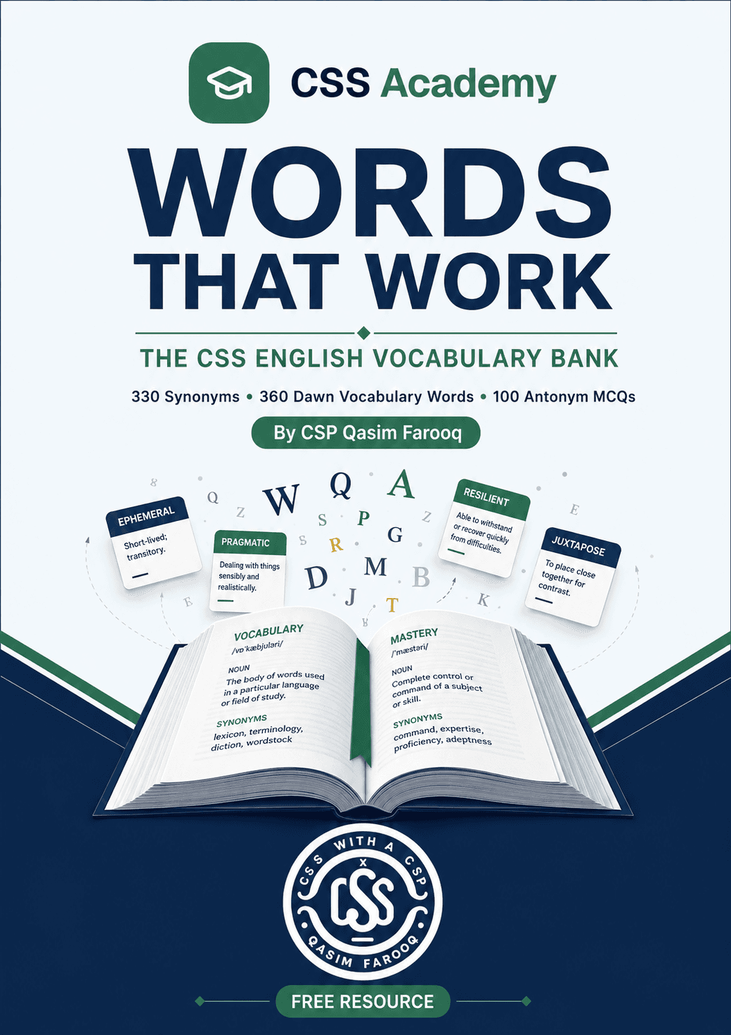 Words That Work - CSS English Vocabulary Bank — cover