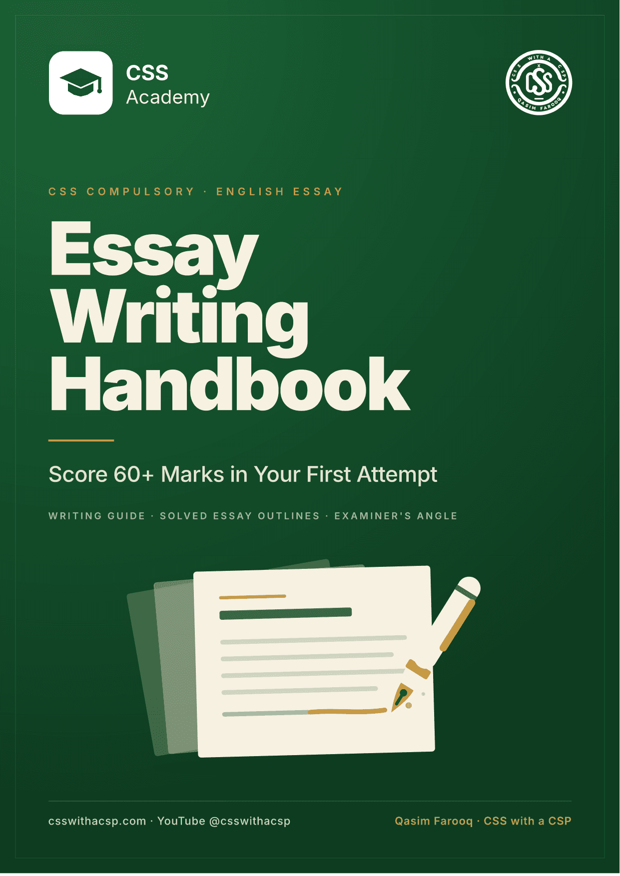 Preview page from Essay Writing Handbook: Score 60+ in Your First Attempt