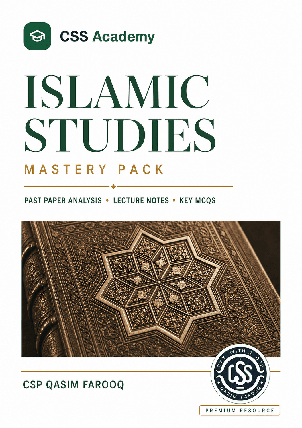Islamic Studies Mastery Pack - CSS Compulsory Series — cover