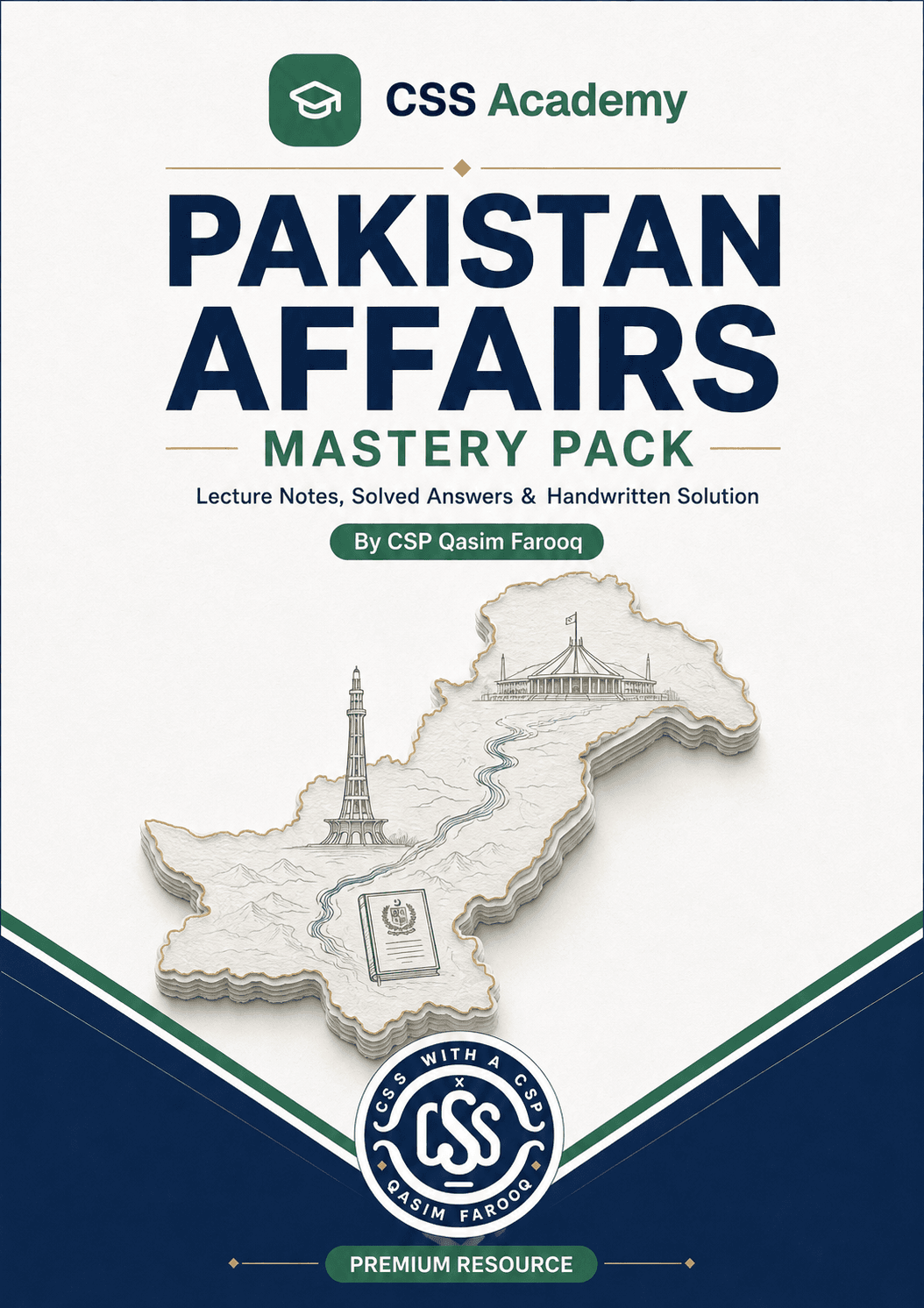 Preview page from Pakistan Affairs Mastery Pack - CSS Compulsory Series
