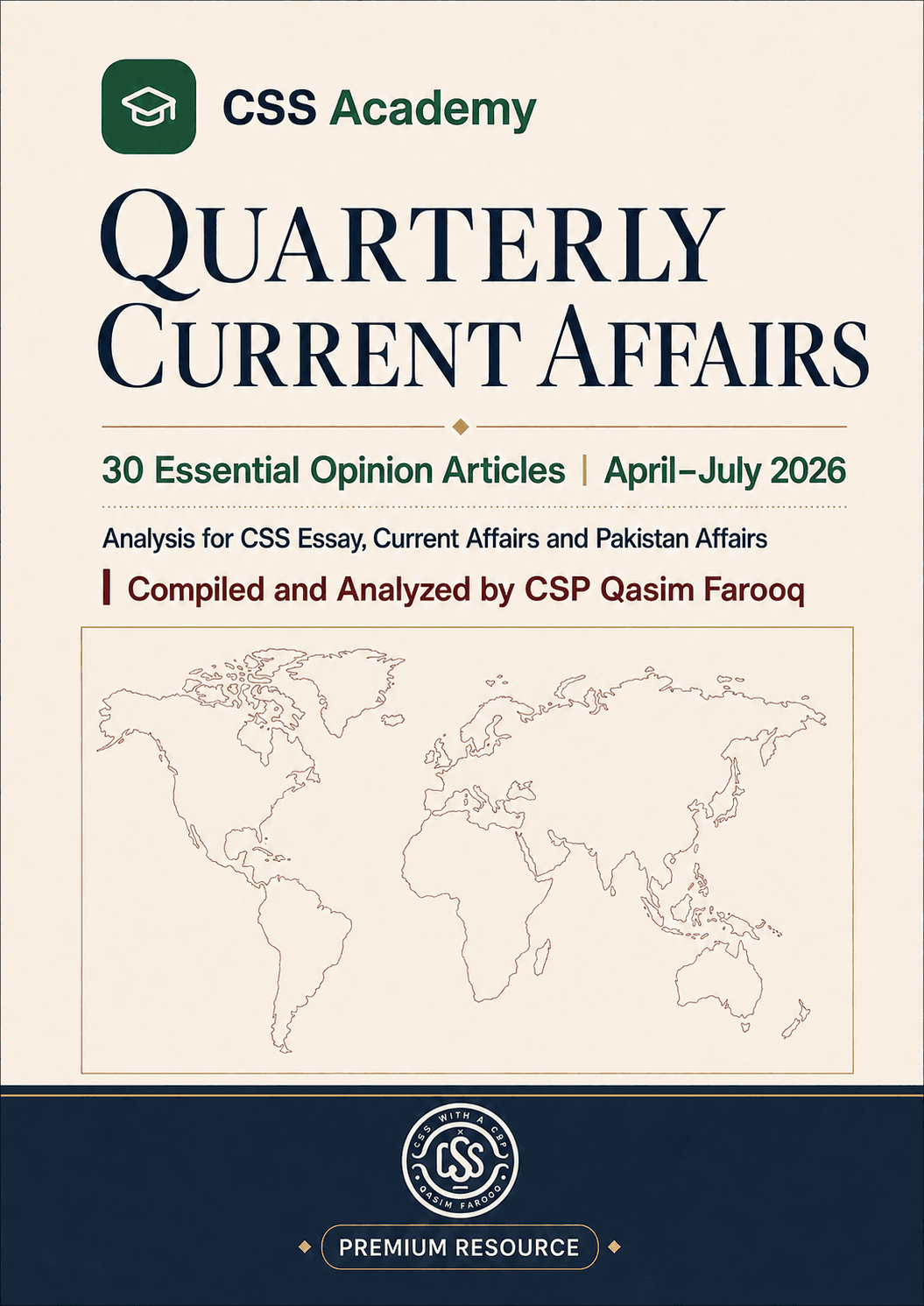 Quarterly Current Affairs 2026 - [April to July] — cover